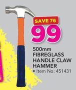 Fragram 500mm Fibreglass Handle Claw Hammer