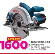 Bosch 1400W Circular Saw GKS 190