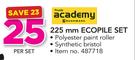 Academy 225mm Ecopile Set-Per Set