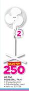 Logik 40cm Pedestal Fan