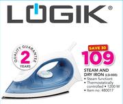 Logik Steam And Dry Iron LSI-005