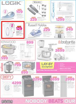 Game Zambia : Nobody Beats Our Big Brand Prices (24 Aug - 6 Sep 2017), page 16
