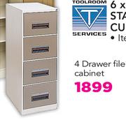 Toolroom 4 Drawer File Cabinet