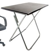 Flip Folding Desk Dark Brown	