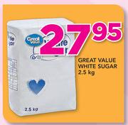 Great Value White Sugar-2.5Kg