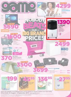 Game Namibia : Oshakati Nobody Beats Our Big Brand Prices (24 Aug - 6 Sep 2017), page 1