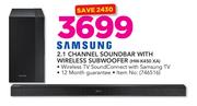 Samsung 2.1 Channel Soundbar With Wireless Subwoofer HW-K450 XA