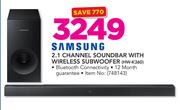 Samsung 2.1 Channel Soundbar With Wireless Subwoofer HW-K360