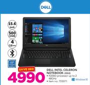 Dell 15.6" Intel Celeron Notebook 3552