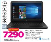 HP 15.6" Intel Core i3 Notebook 15-AY035NI