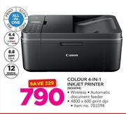 Canon Colour 4-In-1 Inkjet Printer MX494
