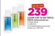 Lexar V20 16GB Triple Pack MEMLXJDV20163