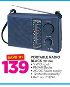 Telefunken Portable Black TR-100