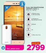 Hisense Dual Sim Smartphone Infinity Faith 1 With Free Phone Cover