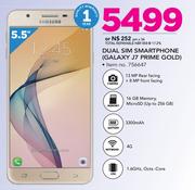 Samsung Dual Sim Smartphone Galaxy J7 Prime Gold