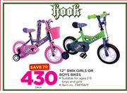 Hook 12" BMX Girls Or Boys Bikes-Each