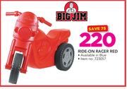 Big Jim Ride On Racer Red