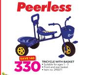 Peerless Tricycle With Basket