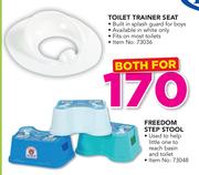 Bambino Toilet Trainer Seat Or Freedom Step Stool-Both For