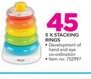 Baby Gro 5 x Stacking Rings