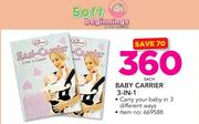 Soft Beginnings Baby Carrier 3 In 1-Each