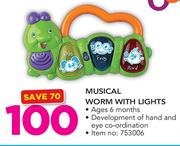 Baby Gro Musical Worm With Lights