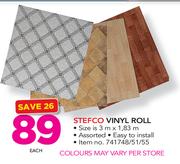 Stefco Vinyl Roll-Each