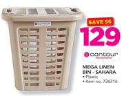 Contour Mega Linen Bin Sahara