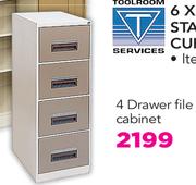 Toolroom 4 Drawer File Cabinet