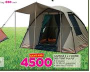 Camp Master Canvas 3 x 3 Dome 505 Tent Fulfly