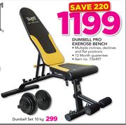 Everlast Dumbell Pro Exercise Bench