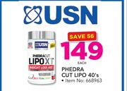 USN Phedra Cut Lipo-40's Each