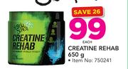 Muscle Junkie Creatine Rehab-650g