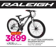 Raleigh 29" Alloy Dual Suspension Mountain Bicycle