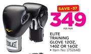 Everlast Elite Training Glove 120Z, 140Z Or 160Z-Per Pair