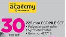 Academy 225mm Ecopile Set-Per Set