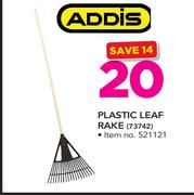Addis Plastic Leaf Rake 73742