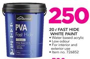 Homestead Fast hide White Paint-20Ltr