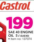 Castrol SAE40 Engine Oil-5Ltr