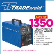 Tradeweld 130Amp 230V Air Cooled Welder BX1-30B