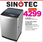 Sinotec 13Kg Top Load Washing Machine T1311LS