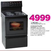 Defy 4 Solid Plate Stove BLK-DSS 494