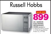 Russell Hobbs 20Ltr Mirror Electronic Microwave Oven RHEM21L
