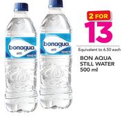 Bon Aqua Still Water-2x500ml