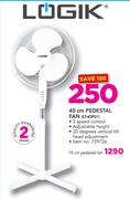 Logik 40cm Pedestal Fan LT-40P01