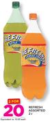Refresh Assorted-2x2Ltr