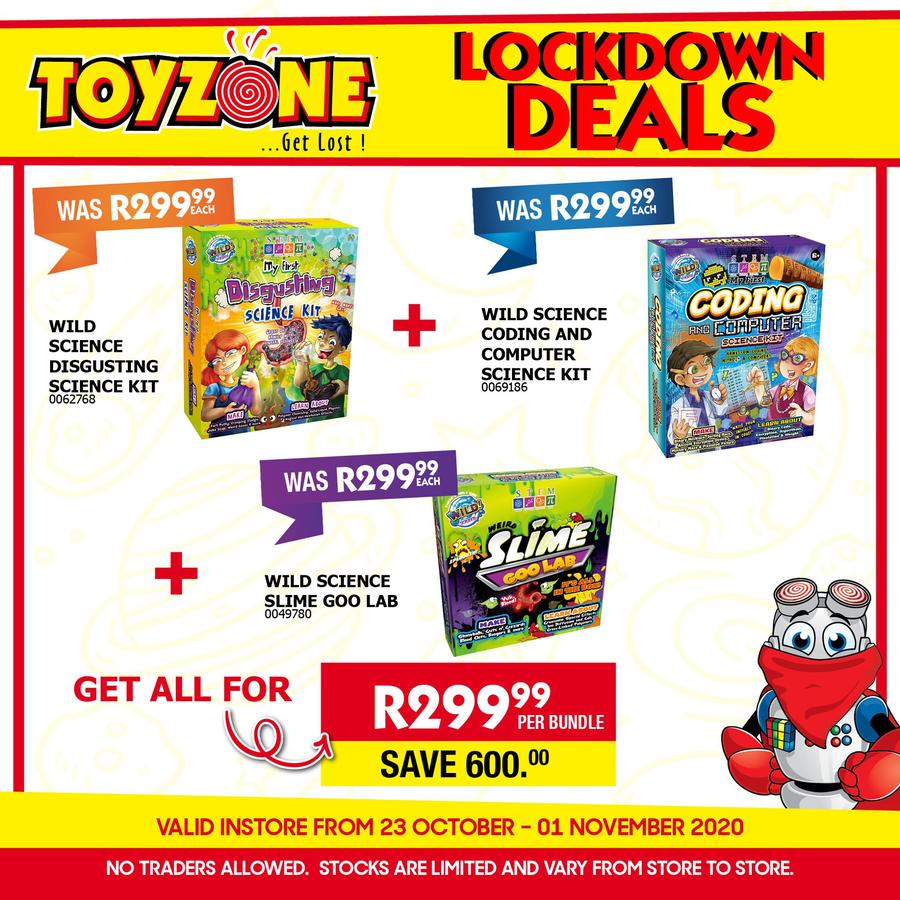 Toy zone clearance specials