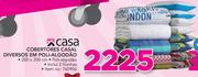 Casa cobertores Queen Diversos em poli-algodao Gratis Pacote de 2 almofadas