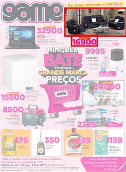 Game Mozambique : Nobody Beats Our Big Brand Prices (24 Aug - 6 Sep 2017), page 1