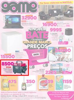 Game Mozambique : Nobody Beats Our Big Brand Prices (24 Aug - 6 Sep 2017), page 1